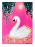 “Swan Prince” 4x5.3 Print